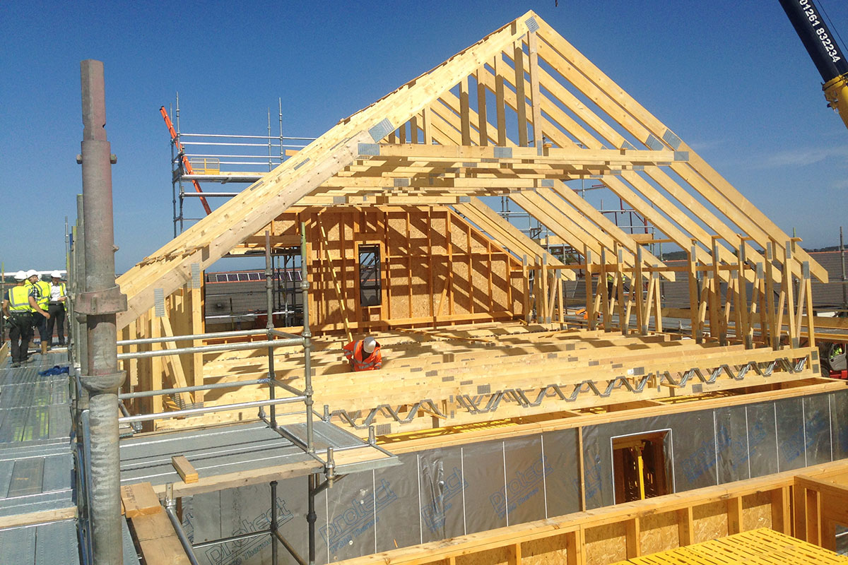 Rácsostartós szeglemezes tetők 11 Rácsostartós szeglemezes tetők