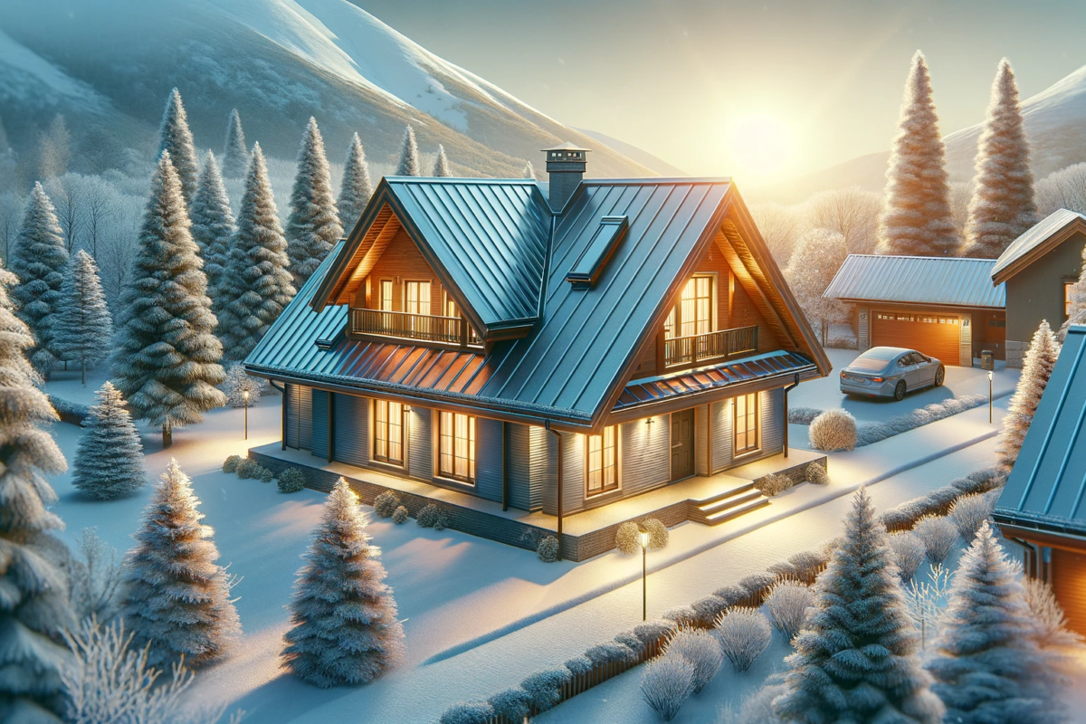 A 2024-es tél eleganciája: Szeglemezes tetők varázsa 8 Tökéletes védelem a tél harcaihoz