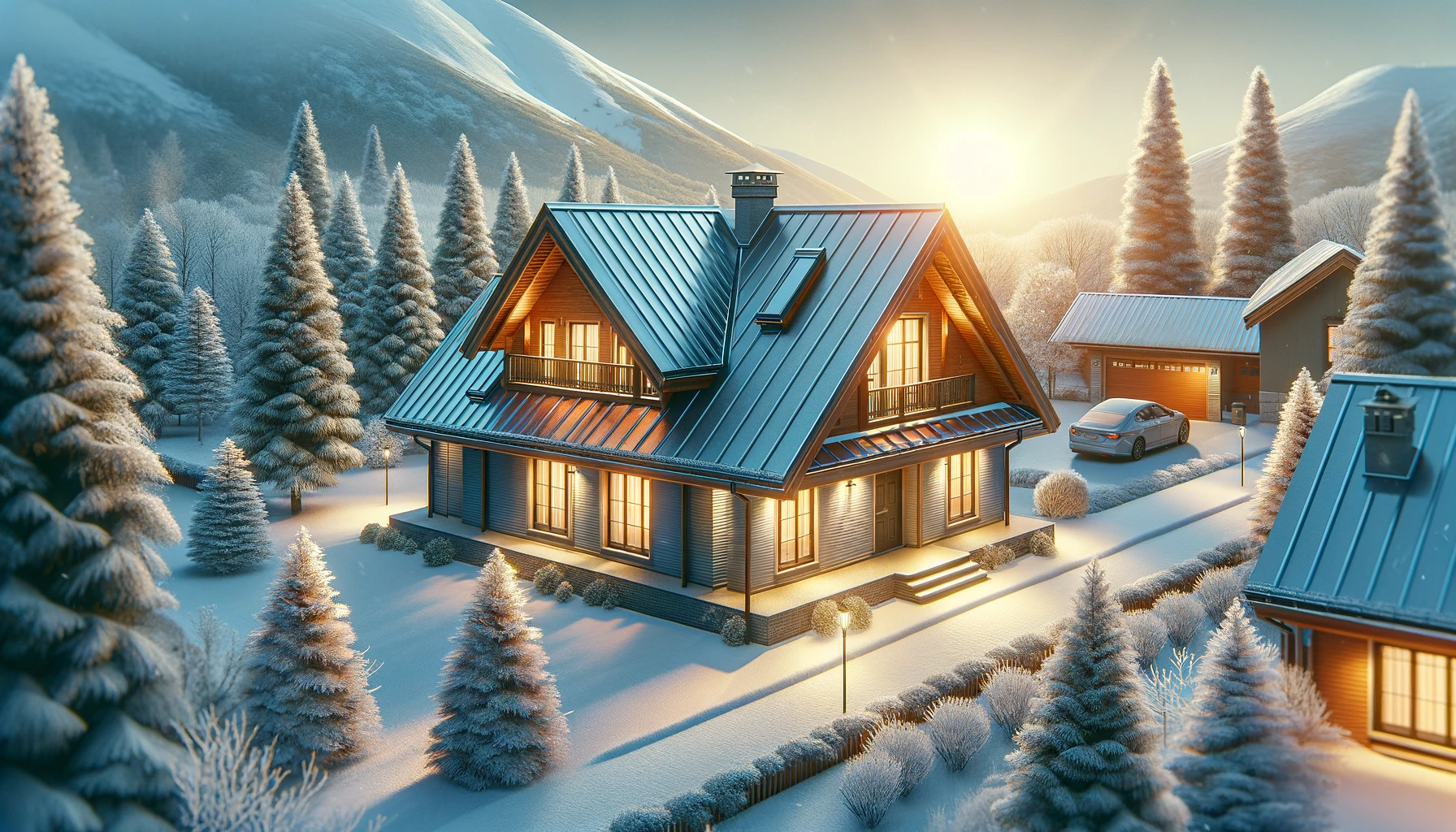 A 2024-es tél eleganciája: Szeglemezes tetők varázsa 10 Tökéletes védelem a tél harcaihoz